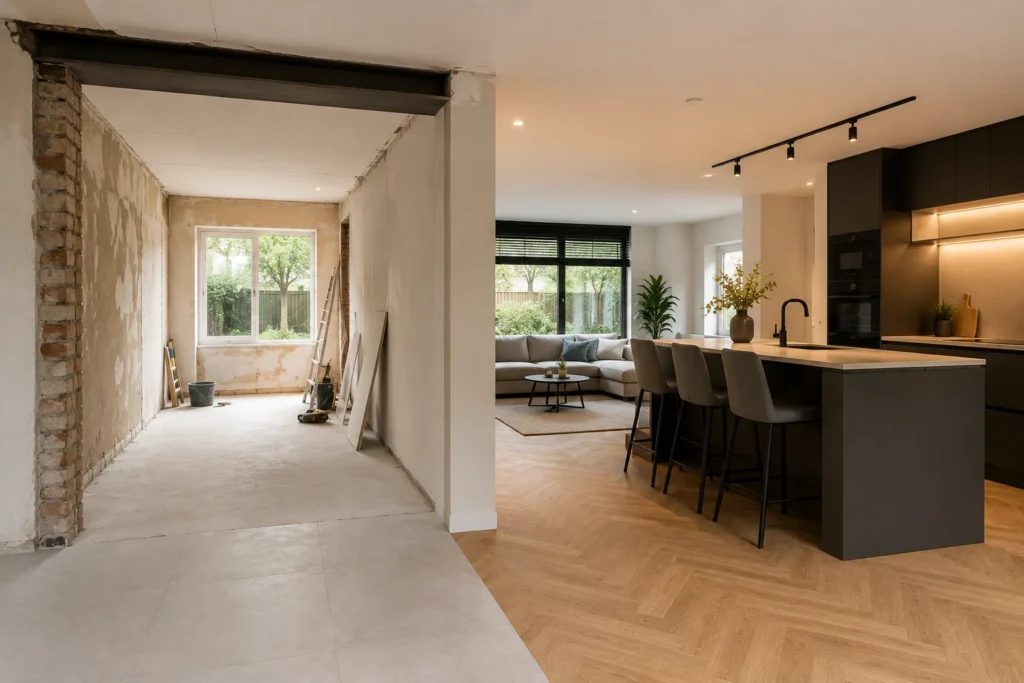 Renovatie Gorinchem met moderne woningvernieuwing voor meer comfort en ruimte