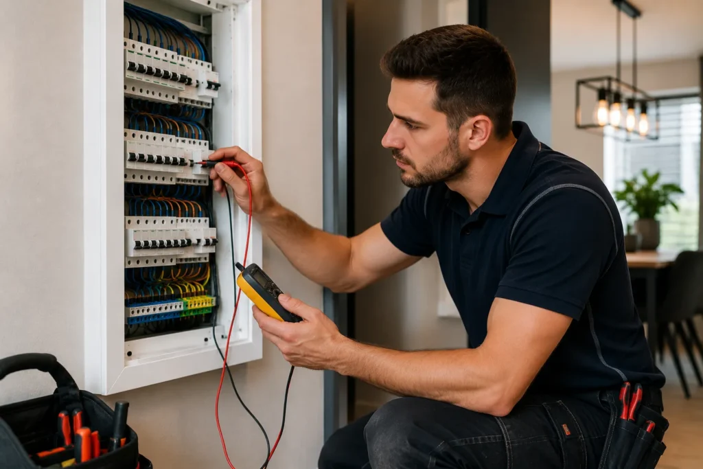 Elektricien Gorinchem controleert veilige elektrische installatie