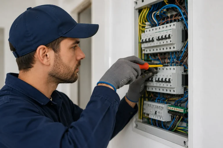 Elektricien in Gorinchem werkt aan veilige aansluitingen in een meterkast