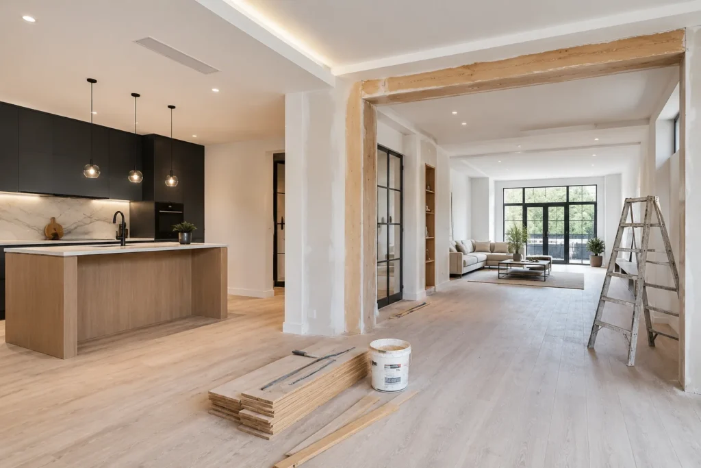 Renovatie Gorinchem moderne woningrenovatie met open indeling