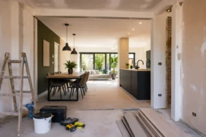 Renovatie Gorinchem van een moderne woning met open keuken en lichte woonruimte