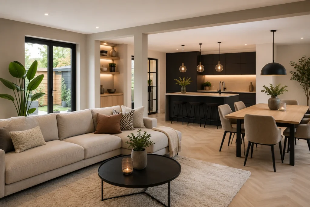 Moderne woning na renovatie Gorinchem met open keuken, meer daglicht en een ruime indeling.