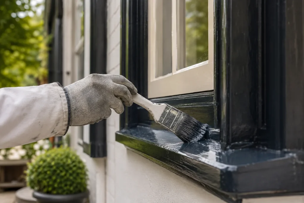 Schilderwerk Gorinchem voor bescherming van houten kozijnen tegen vocht en slijtage