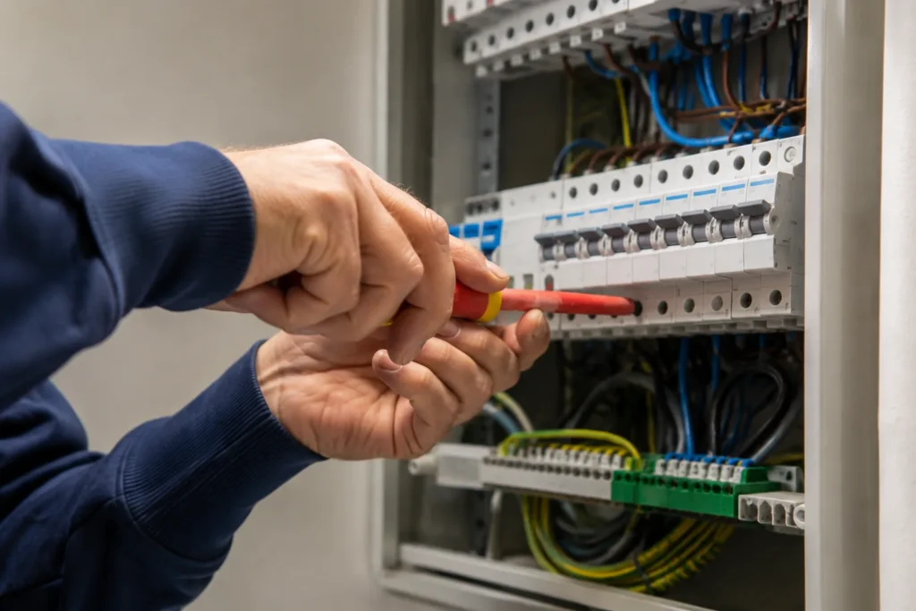 Elektricien Gorinchem controleert bedrading en meterkast